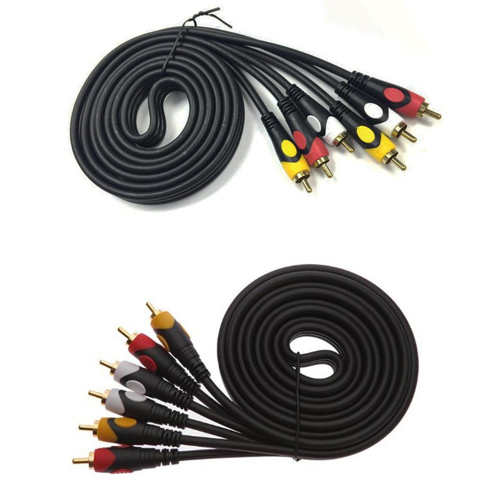10M 3 Rca To 3Rca Ses Video Sinyal Kablosu - Özel Bakır Seri 10M 3 Rca To 3Rca Ses Video Sinyal Kablosu - Özel Bakır Seri