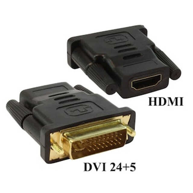 24+5 DVI Erkek to HDMI Dişi Çevirici Dvi to Hdmi