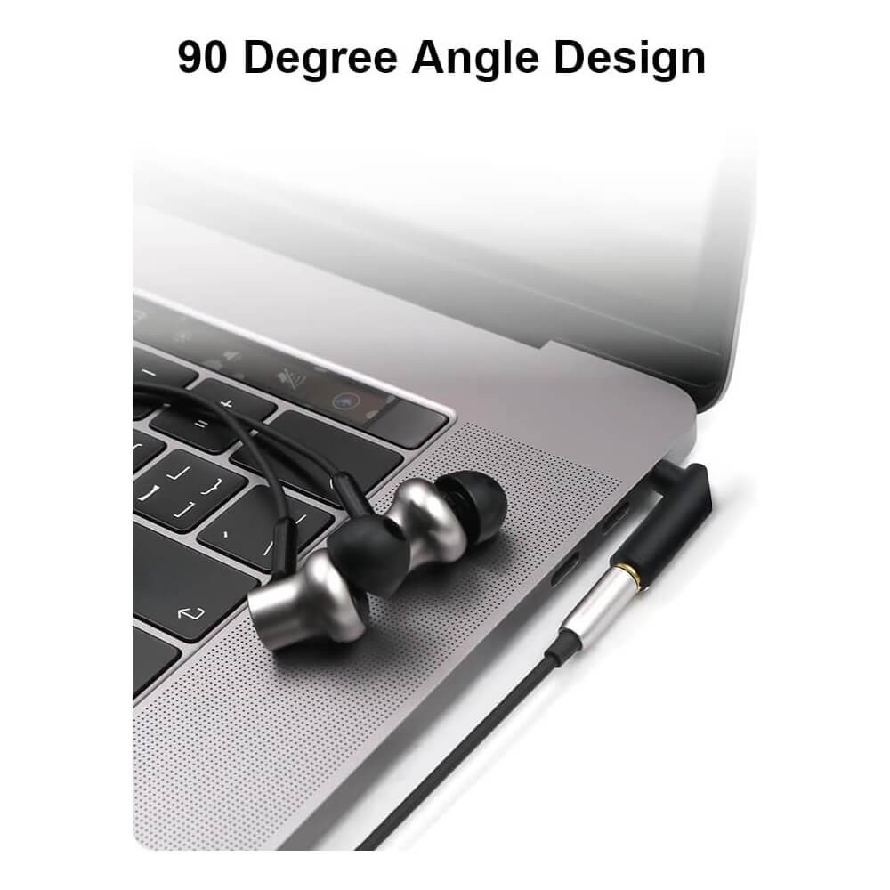 3.5mm Stereo L Tip 4 Boğum 90 Derece Jak - 3.5mm Dişi Erkek Uzatma Adaptörü 3.5mm Stereo L Tip 4 Boğum 90 Derece Jak - 3.5mm Dişi Erkek Uzatma Adaptörü