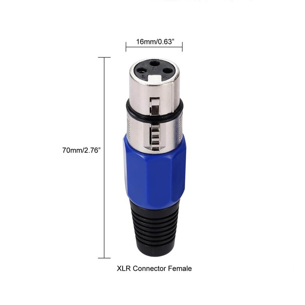 3 Pin Xlr Dişi Konnektör - Mikrofon Jackı NX Tip - Profesyonel Ses Ve Video Bağlantıs 3 Pin Xlr Dişi Konnektör - Mikrofon Jackı NX Tip - Profesyonel Ses Ve Video Bağlantıs