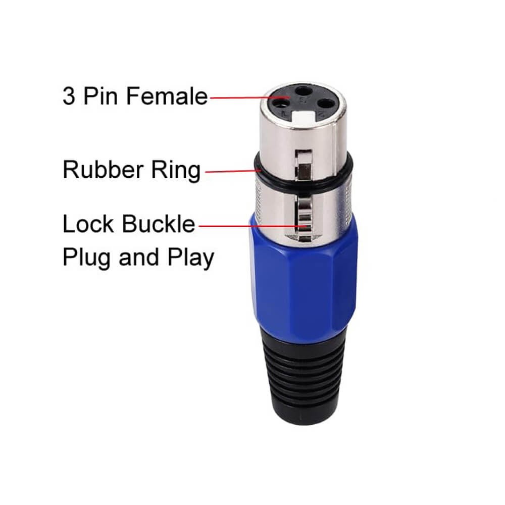 3 Pin Xlr Dişi Konnektör - Mikrofon Jackı NX Tip - Profesyonel Ses Ve Video Bağlantıs 3 Pin Xlr Dişi Konnektör - Mikrofon Jackı NX Tip - Profesyonel Ses Ve Video Bağlantıs