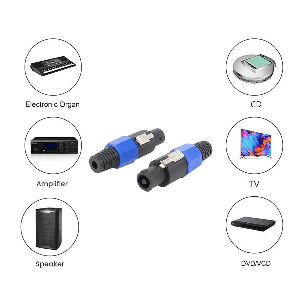 4 Pin Speakon Twist Konnektör Hoparlör Jack 4 Pin Speakon Twist Konnektör Hoparlör Jack