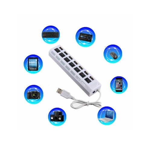 7 Port Usb Hub - On/Off Switch Işıklı - Usb Çoklayıcı - Chipli 7 Port Usb Hub - On/Off Switch Işıklı - Usb Çoklayıcı - Chipli