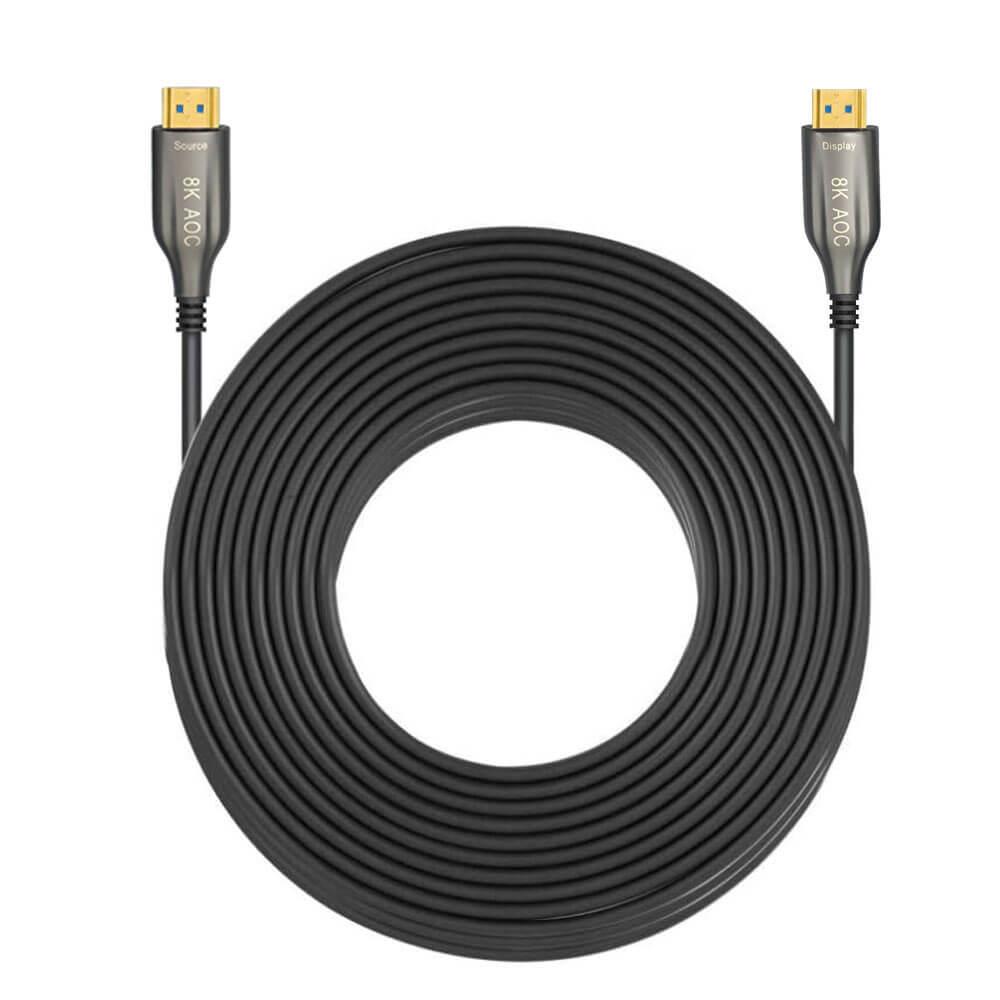 30 Metre - Aoc Fiber HDMI 2.1 Kablo - 48GBPS, 8K@60Hz, 4K@120Hz, 4K@60Hz, eARC, D-HDR, Dolby Vision 30 Metre - Aoc Fiber HDMI 2.1 Kablo - 48GBPS, 8K@60Hz, 4K@120Hz, 4K@60Hz, eARC, D-HDR, Dolby Vision