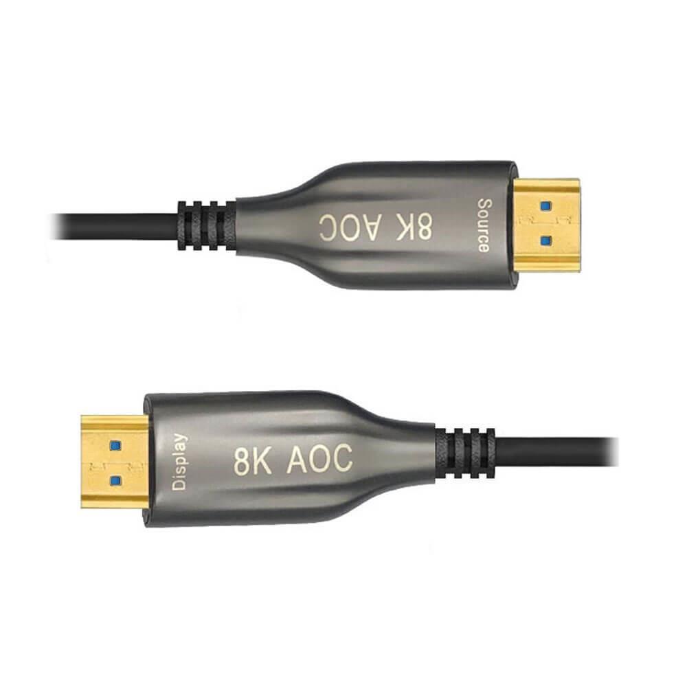 30 Metre - Aoc Fiber HDMI 2.1 Kablo - 48GBPS, 8K@60Hz, 4K@120Hz, 4K@60Hz, eARC, D-HDR, Dolby Vision 30 Metre - Aoc Fiber HDMI 2.1 Kablo - 48GBPS, 8K@60Hz, 4K@120Hz, 4K@60Hz, eARC, D-HDR, Dolby Vision