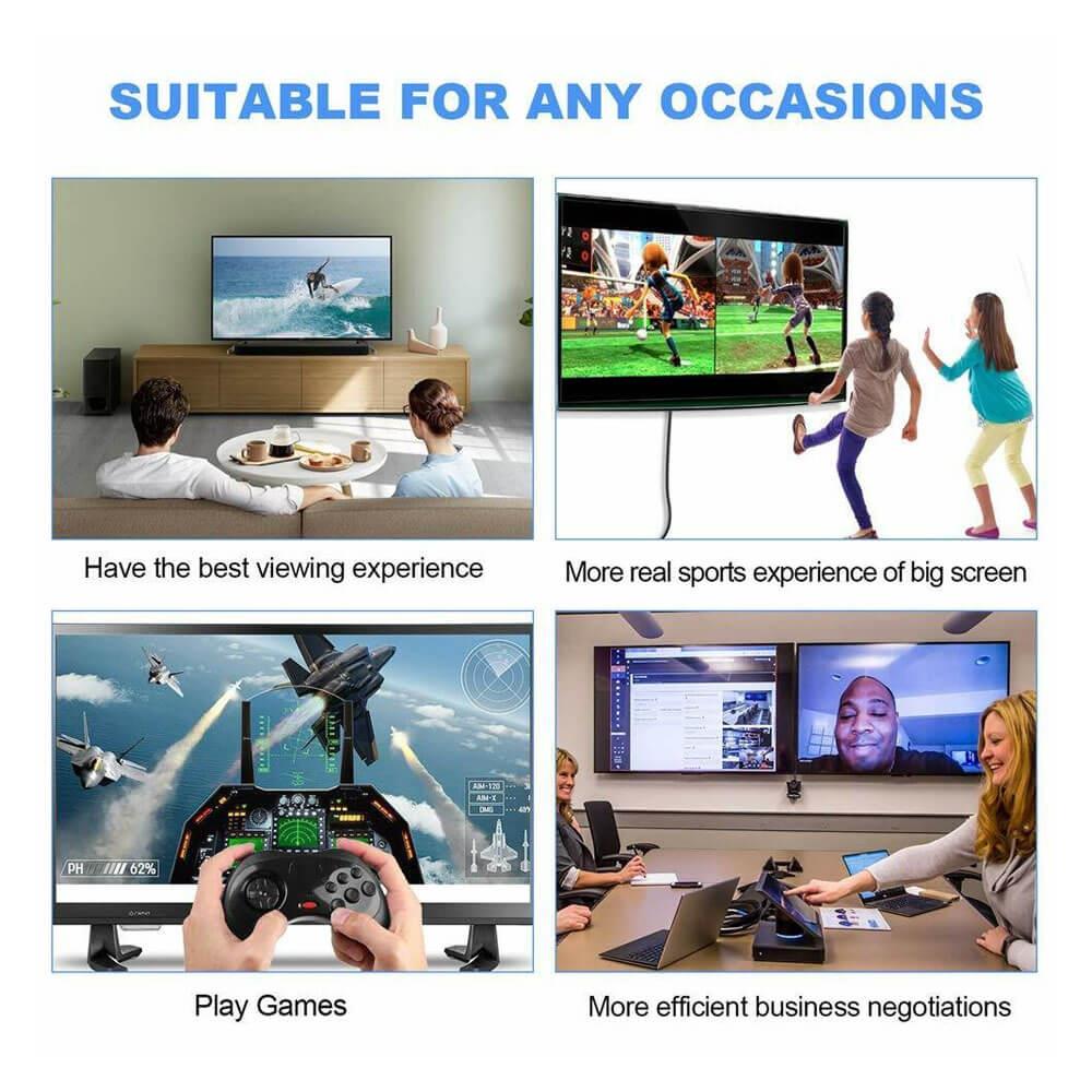 30 Metre - Aoc Fiber HDMI 2.1 Kablo - 48GBPS, 8K@60Hz, 4K@120Hz, 4K@60Hz, eARC, D-HDR, Dolby Vision 30 Metre - Aoc Fiber HDMI 2.1 Kablo - 48GBPS, 8K@60Hz, 4K@120Hz, 4K@60Hz, eARC, D-HDR, Dolby Vision