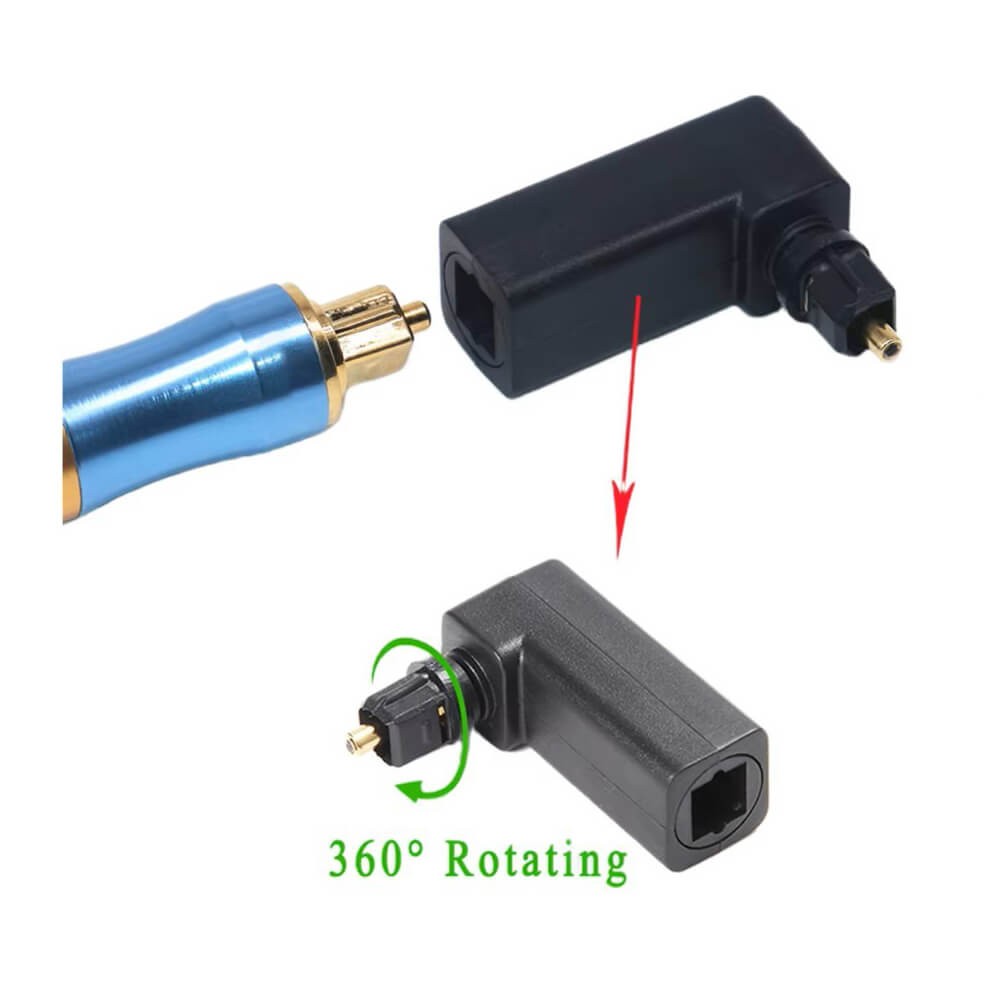 90 Derece Dik Açı L Tipi Dirsek Toslink Fiber Optik Ses Adaptörü 90 Derece Dik Açı L Tipi Dirsek Toslink Fiber Optik Ses Adaptörü