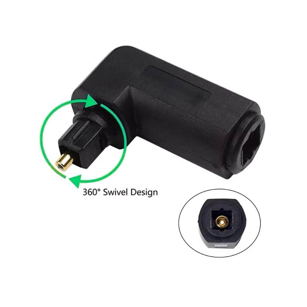 90 Derece Dik Açı L Tipi Dirsek Toslink Fiber Optik Ses Adaptörü 90 Derece Dik Açı L Tipi Dirsek Toslink Fiber Optik Ses Adaptörü