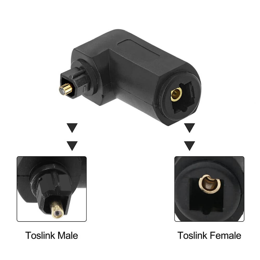 90 Derece Dik Açı L Tipi Dirsek Toslink Fiber Optik Ses Adaptörü 90 Derece Dik Açı L Tipi Dirsek Toslink Fiber Optik Ses Adaptörü