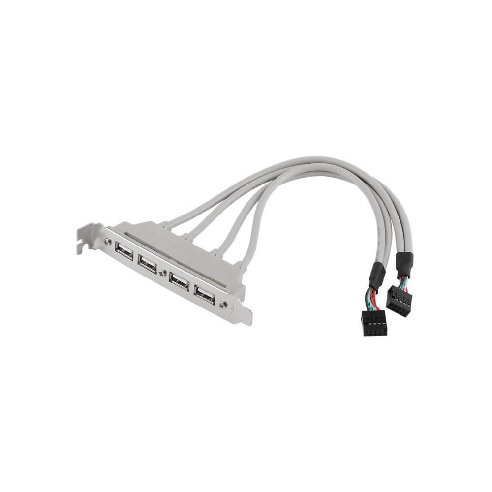 Anakart Üzeri 4 Port USB 2.0 Çoklayıcı – Kasa Arkası Panel Tipi USB Hub Anakart Üzeri 4 Port USB 2.0 Çoklayıcı – Kasa Arkası Panel Tipi USB Hub