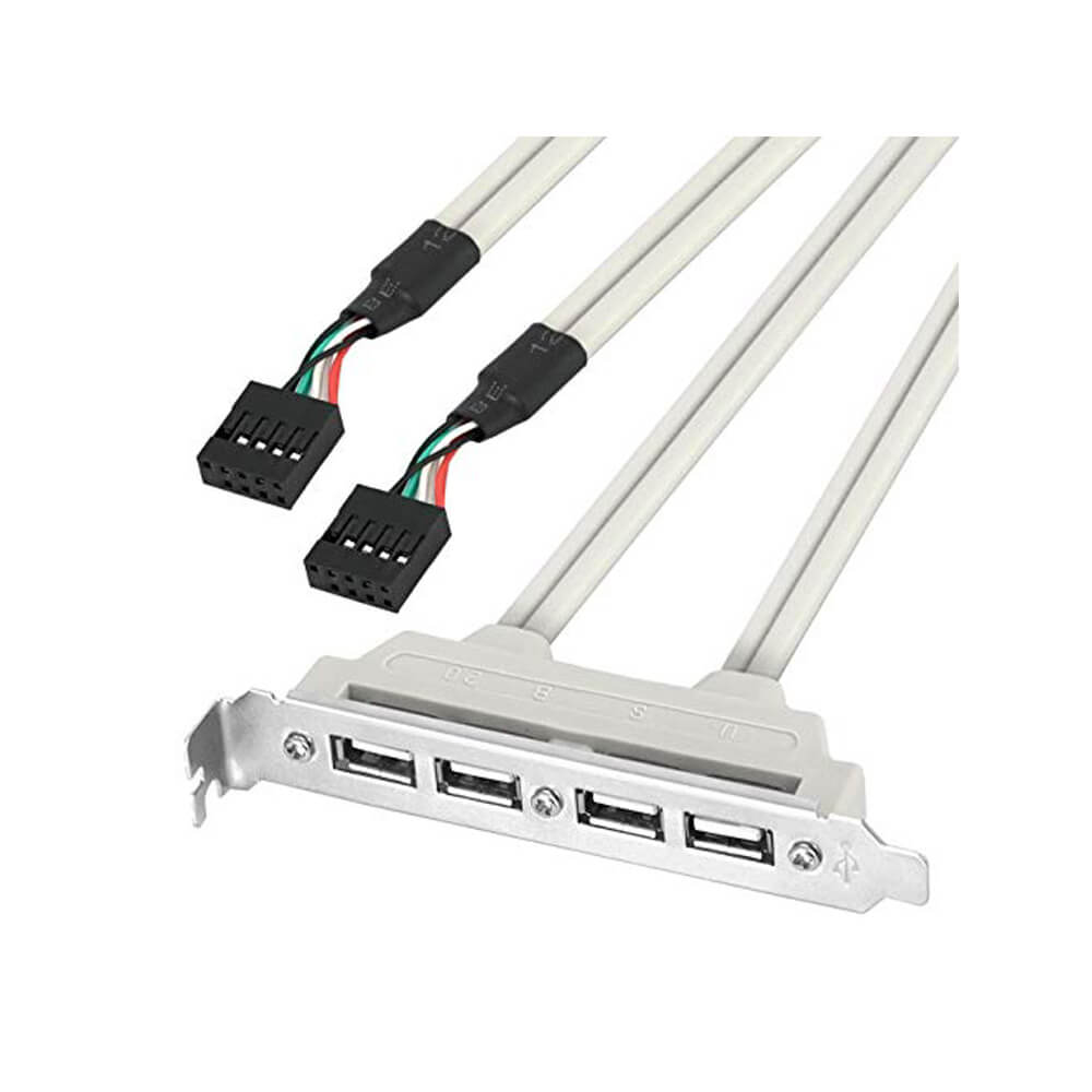 Anakart Üzeri 4 Port USB 2.0 Çoklayıcı – Kasa Arkası Panel Tipi USB Hub Anakart Üzeri 4 Port USB 2.0 Çoklayıcı – Kasa Arkası Panel Tipi USB Hub