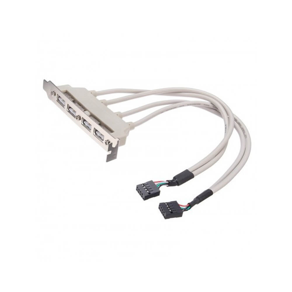 Anakart Üzeri 4 Port USB 2.0 Çoklayıcı – Kasa Arkası Panel Tipi USB Hub Anakart Üzeri 4 Port USB 2.0 Çoklayıcı – Kasa Arkası Panel Tipi USB Hub