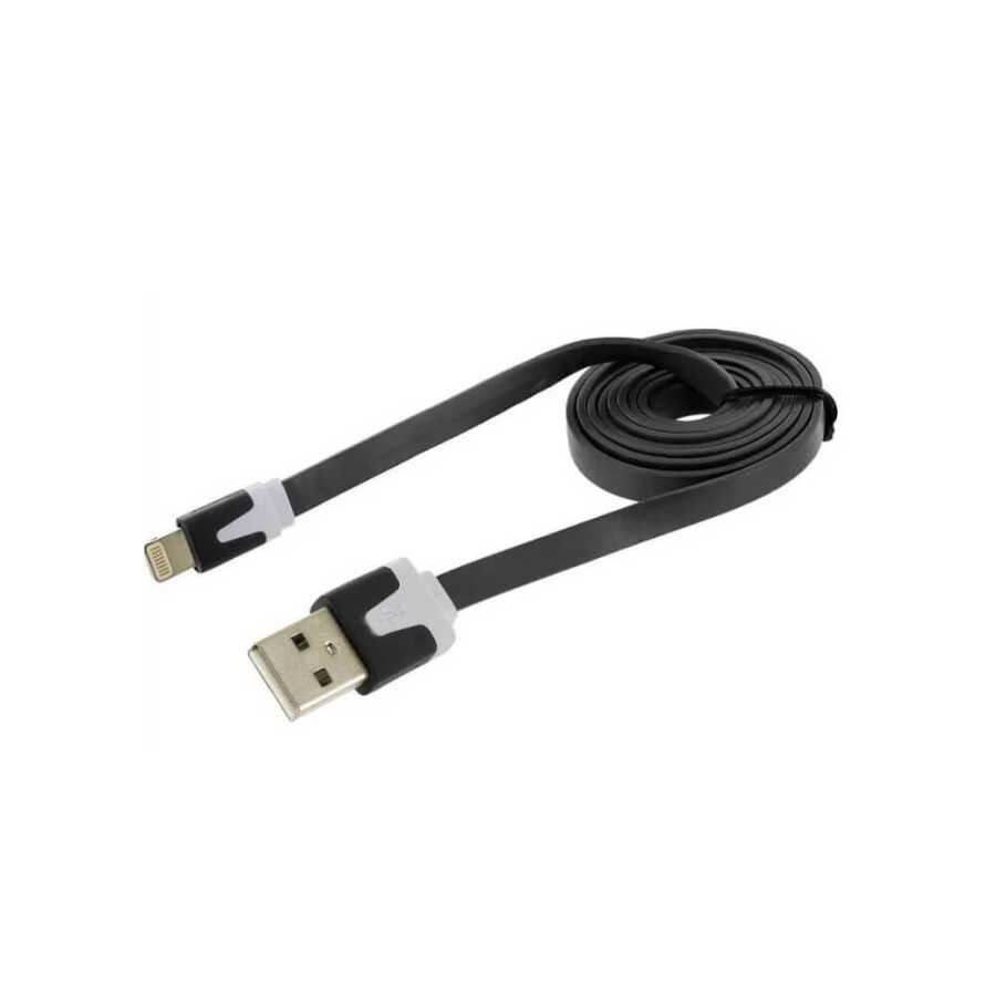iPhone 5 5s 6 6s 7 8 Plus X XR XS 11 13 14 Pro Yassı Slim Usb Şarj Data Kablo - 1 Metre iPhone 5 5s 6 6s 7 8 Plus X XR XS 11 13 14 Pro Yassı Slim Usb Şarj Data Kablo - 1 Metre