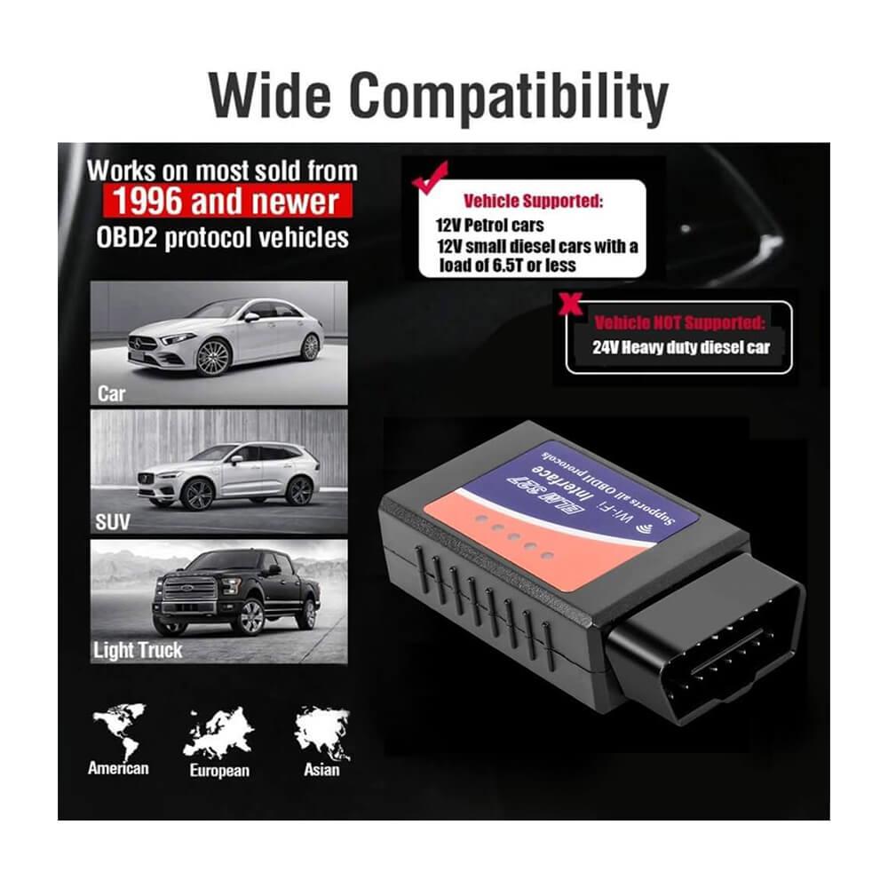 Koodmax Elm327 Obd2 V1.5 PIC18F25K80 Çipsetli Wifi Araç Arıza Tespit Cihazı - ios / Android Uyumlu Koodmax Elm327 Obd2 V1.5 PIC18F25K80 Çipsetli Wifi Araç Arıza Tespit Cihazı - ios / Android Uyumlu