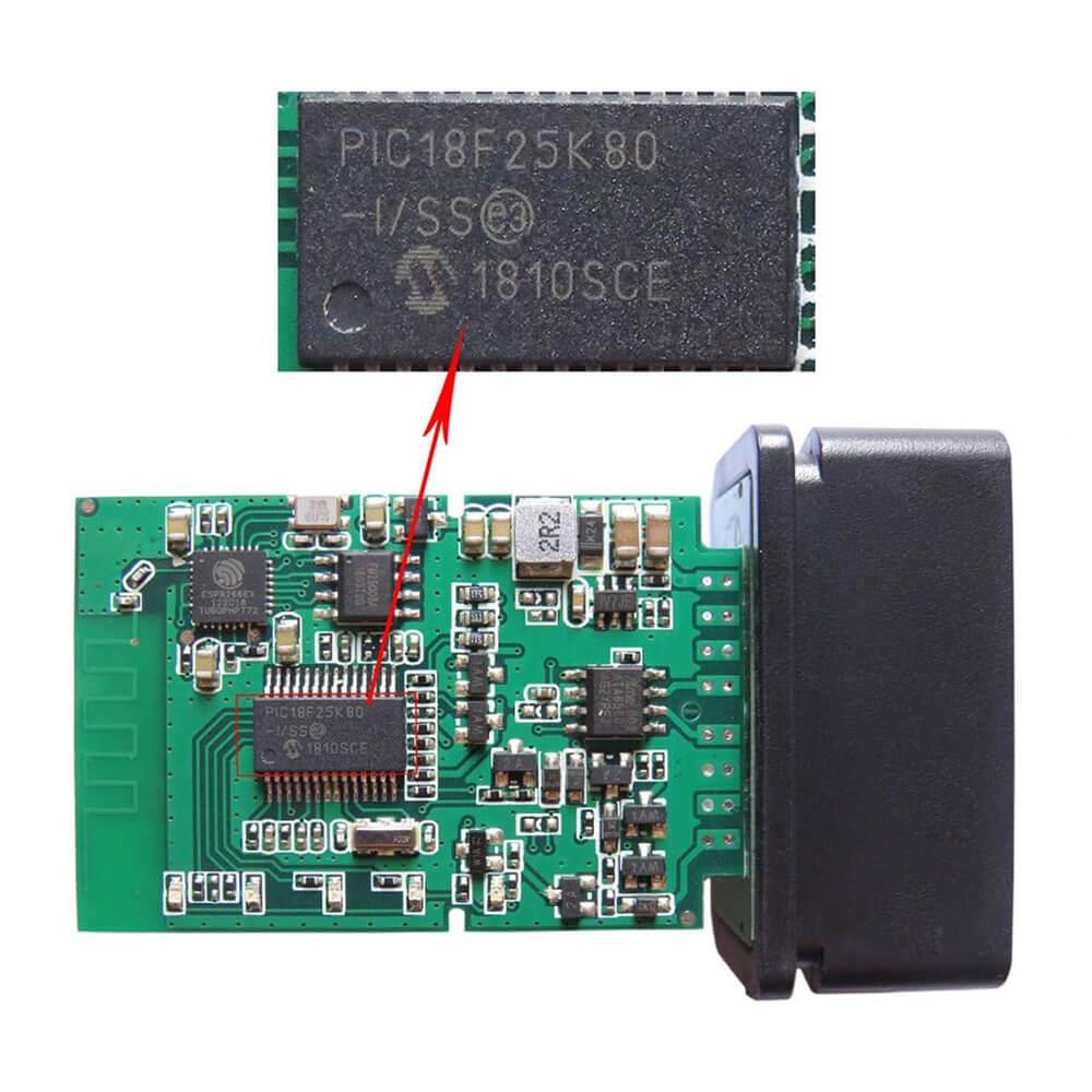 Koodmax Elm327 Obd2 V1.5 PIC18F25K80 Çipsetli Wifi Araç Arıza Tespit Cihazı - ios / Android Uyumlu Koodmax Elm327 Obd2 V1.5 PIC18F25K80 Çipsetli Wifi Araç Arıza Tespit Cihazı - ios / Android Uyumlu