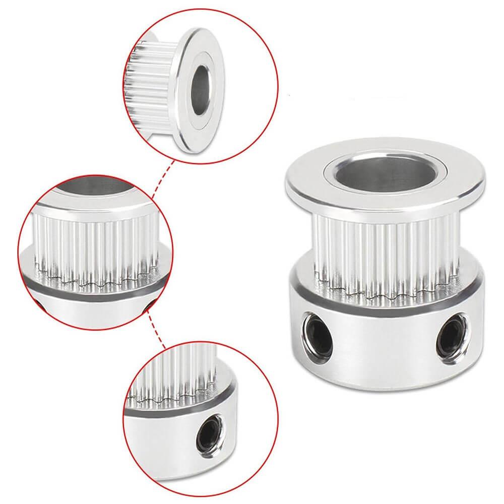 Koodmax Gt2 20 Diş 6.35mm Alüminyum Alaşım Dişli Senkron Zamanlama Kayışı Kasnağı Koodmax Gt2 20 Diş 6.35mm Alüminyum Alaşım Dişli Senkron Zamanlama Kayışı Kasnağı