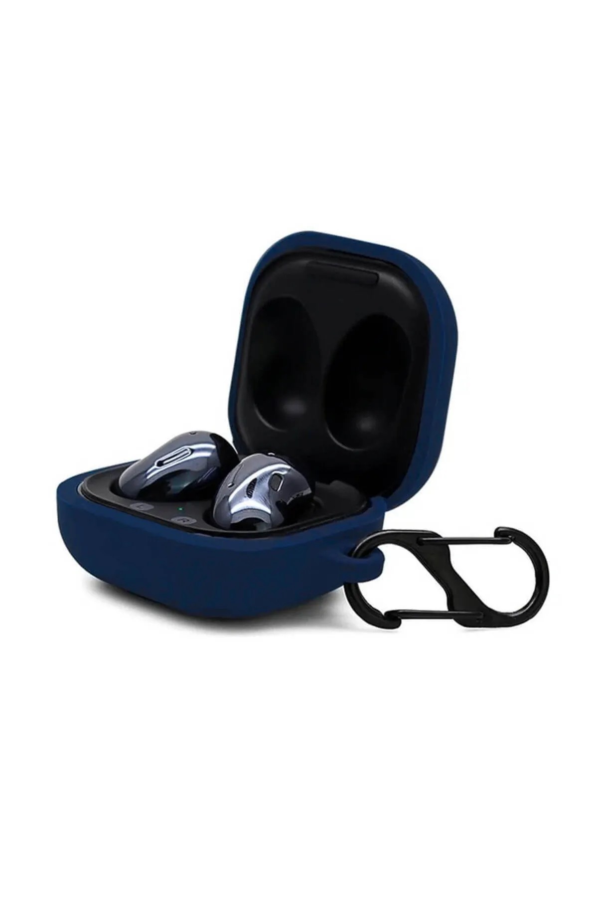 Samsung Galaxy Buds 2 - Buds Pro - Buds Live - Buds 2 Pro Koruyucu Silikon Kılıf - Koyu Mavi Samsung Galaxy Buds 2 - Buds Pro - Buds Live - Buds 2 Pro Koruyucu Silikon Kılıf - Koyu Mavi