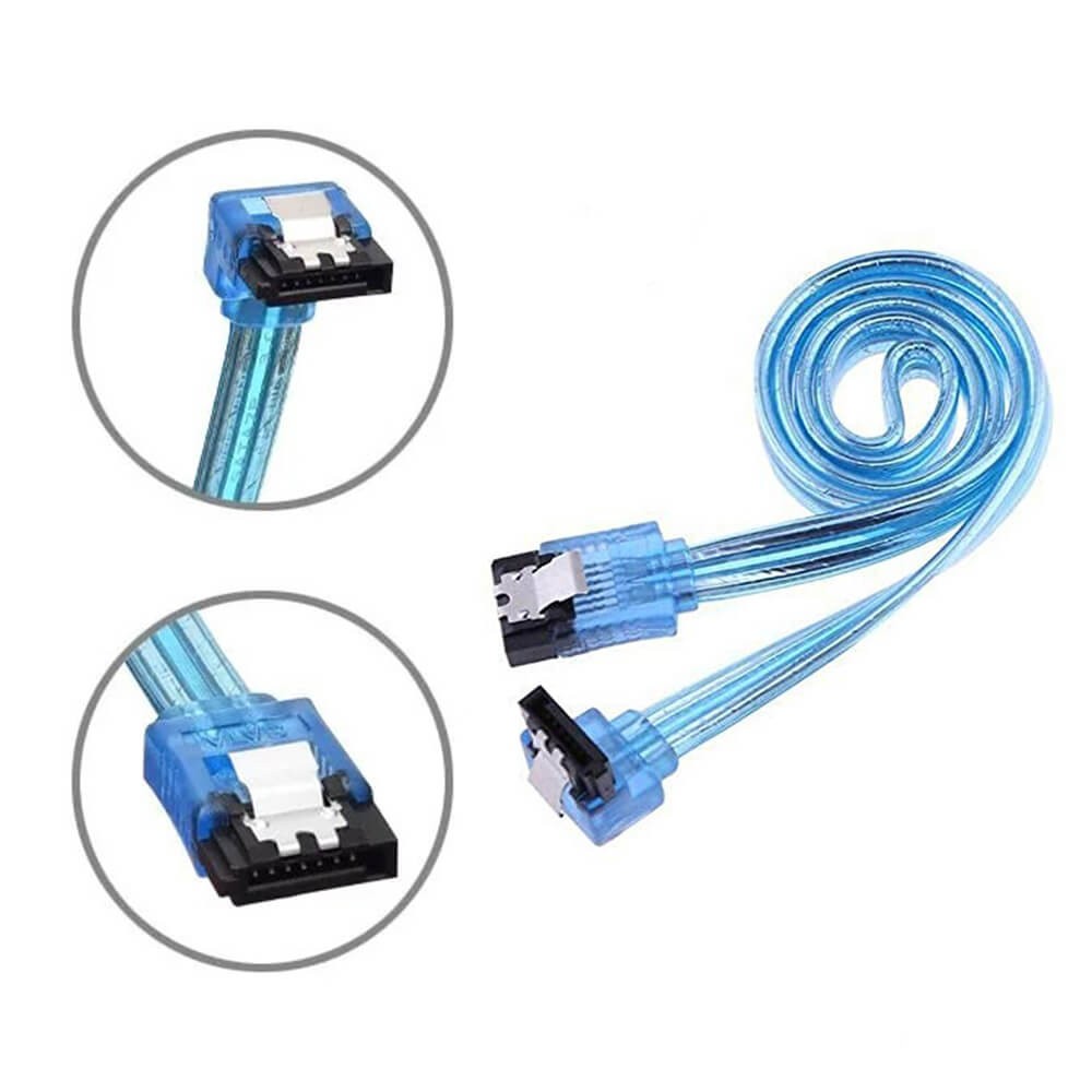 1 Metre - Sata 3.0 Kablo 90° Açılı Data Kablosu - SSD HDD Uyumlu, Yüksek Hızlı Bağlantı 1 Metre - Sata 3.0 Kablo 90° Açılı Data Kablosu - SSD HDD Uyumlu, Yüksek Hızlı Bağlantı