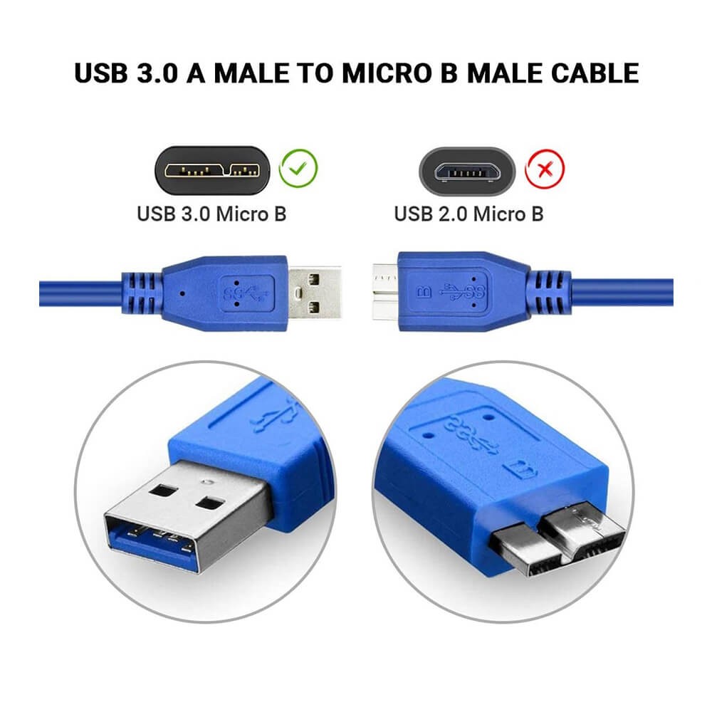 30cm - Usb 3.0 Hdd Harddisk Kablosu - USB 3.0 A Erkek to Micro B Erkek Kablo 30cm - Usb 3.0 Hdd Harddisk Kablosu - USB 3.0 A Erkek to Micro B Erkek Kablo