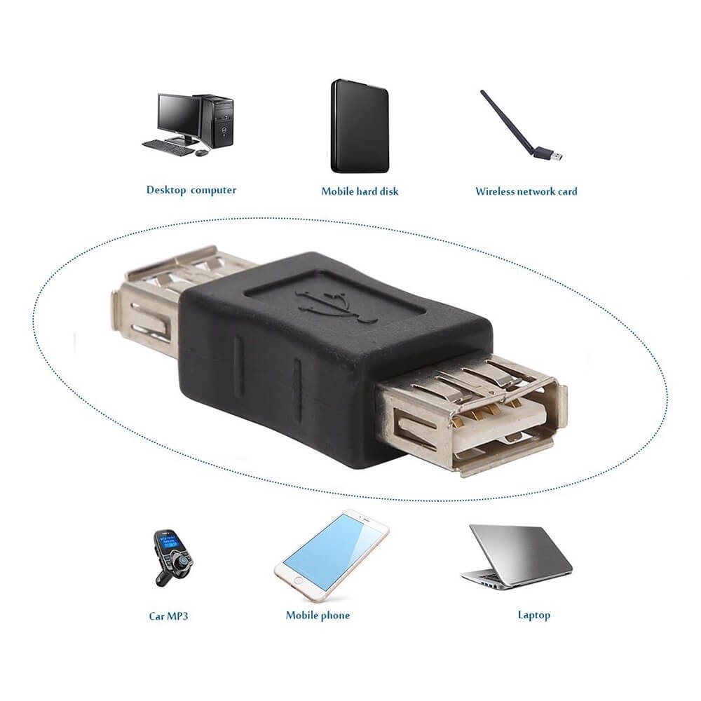 USB Dişi Dişi Çevirici Adaptör - USB Uzatma Ek USB Dişi Dişi Çevirici Adaptör - USB Uzatma Ek