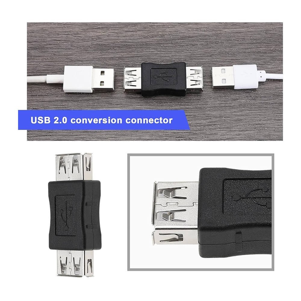 USB Dişi Dişi Çevirici Adaptör - USB Uzatma Ek USB Dişi Dişi Çevirici Adaptör - USB Uzatma Ek