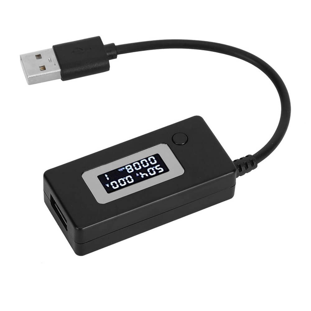 USB Voltaj ve Akım Ölçer Test Cihazı - LCD Ekranlı 4-30V 0-3A USB Şarj Ölçer Multimetre USB Voltaj ve Akım Ölçer Test Cihazı - LCD Ekranlı 4-30V 0-3A USB Şarj Ölçer Multimetre