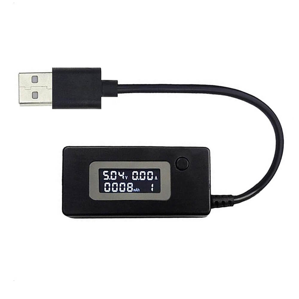 USB Voltaj ve Akım Ölçer Test Cihazı - LCD Ekranlı 4-30V 0-3A USB Şarj Ölçer Multimetre USB Voltaj ve Akım Ölçer Test Cihazı - LCD Ekranlı 4-30V 0-3A USB Şarj Ölçer Multimetre