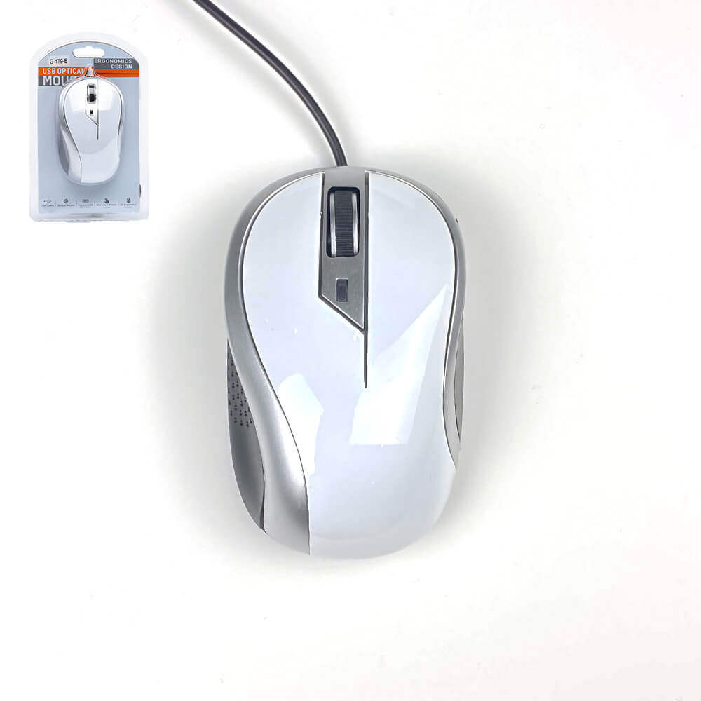 Wozlo Ergonomik Usb Optik Kablolu Mouse 1000 Dpı - Beyaz Wozlo Ergonomik Usb Optik Kablolu Mouse 1000 Dpı - Beyaz