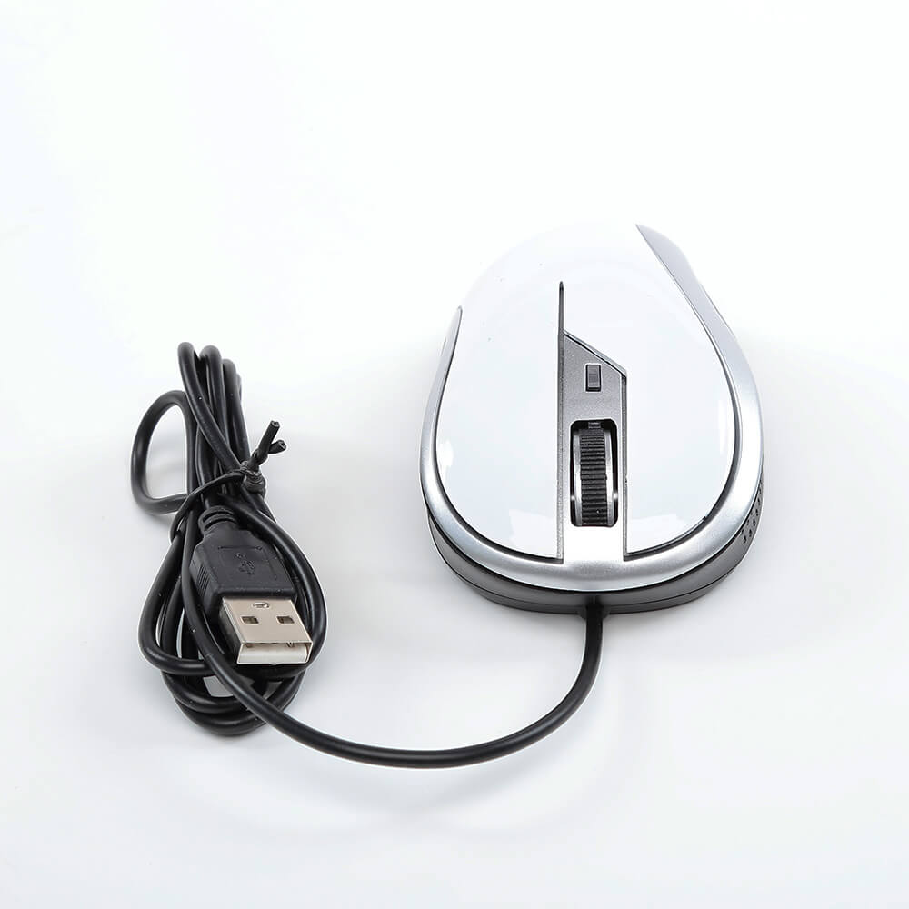Wozlo Ergonomik Usb Optik Kablolu Mouse 1000 Dpı - Beyaz Wozlo Ergonomik Usb Optik Kablolu Mouse 1000 Dpı - Beyaz