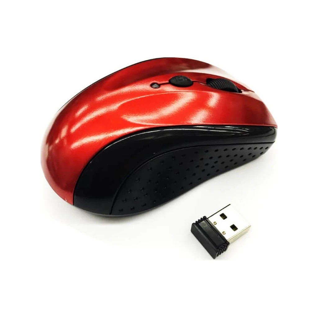 Kablosuz Mouse - WZ-802 1600 Dpı 6 Tuşlu - Ergonomik ve Güç Tasarruflu Tasarım - Kırmızı Kablosuz Mouse - WZ-802 1600 Dpı 6 Tuşlu - Ergonomik ve Güç Tasarruflu Tasarım - Kırmızı