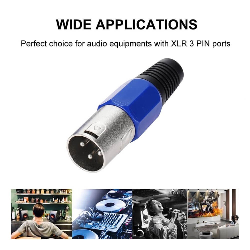 3 Pin XLR Erkek Konnektör - Mikrofon Jackı NX Tip - Profesyonel Ses Ve Video Bağlantısı 3 Pin XLR Erkek Konnektör - Mikrofon Jackı NX Tip - Profesyonel Ses Ve Video Bağlantısı